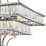 9972P23-8-601 Shalia 8 Light Chandelier With Chrome Finish