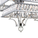 9972P37-16-601 Shalia 16 Light Island Chandelier With Chrome Finish