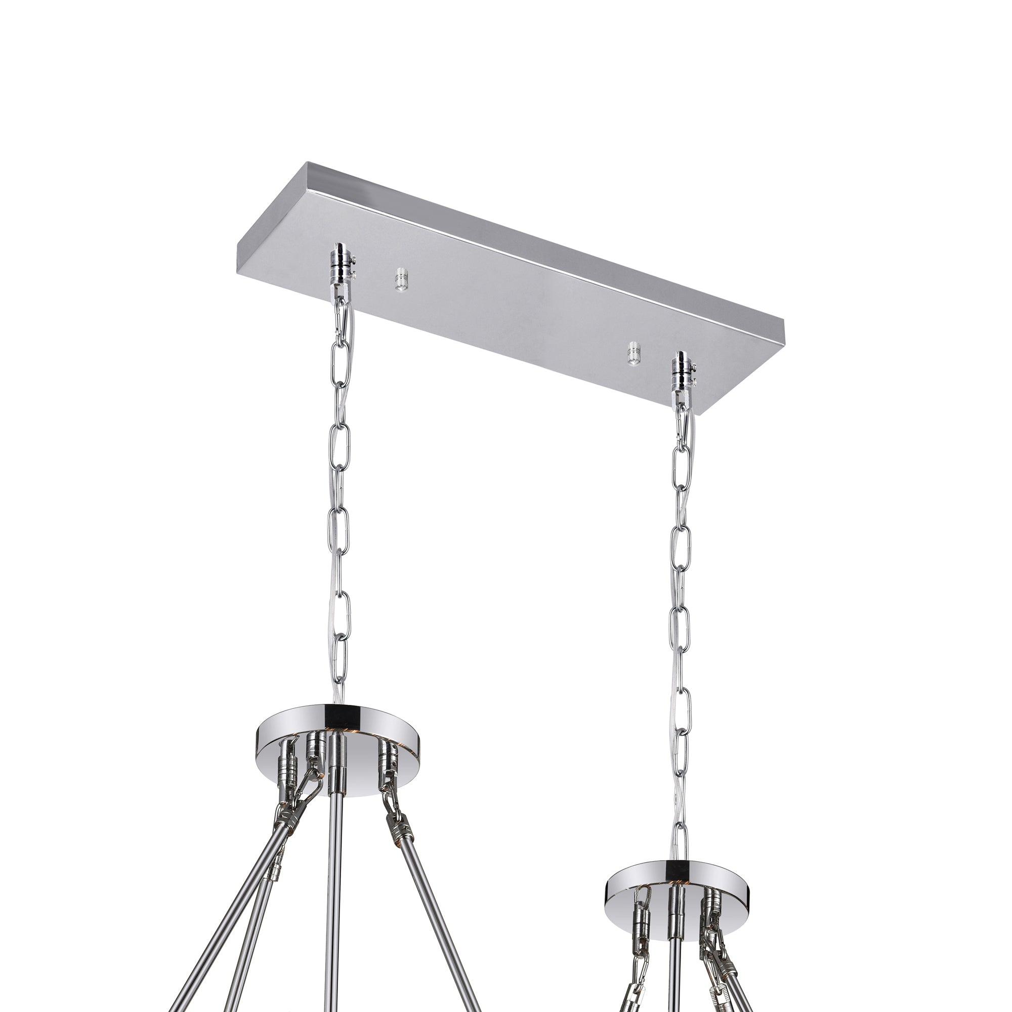 9972P37-16-601 Shalia 16 Light Island Chandelier With Chrome