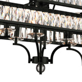 9972P47-20-101 Shalia 20 Light Island Chandelier With Black Finish