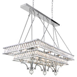 9972P47-20-601 Shalia 20 Light Island Chandelier With Chrome Finish