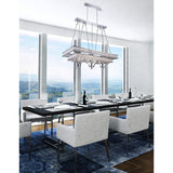 9972P47-20-601 Shalia 20 Light Island Chandelier With Chrome Finish