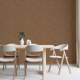 A65001 Grandeco Sveg Geometric Brown Wallpaper 