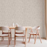 A65002 Grandeco Sveg Geometric Taupe Wallpaper 