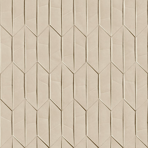 A65002 Grandeco Sveg Geometric Taupe Wallpaper 