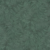 A67601 Branched Leaves Motive Green Wallpaper