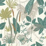 A70702 Grandeco Arcadia Loma Green Wallpaper