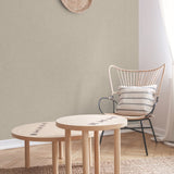 A71004 Grandeco Solena Linen Texture Taupe Wallpaper