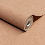 A71010 Grandeco Solena Linen Texture Rust Wallpaper