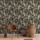 A71203 Branched Leaves Motive Wallpaper 