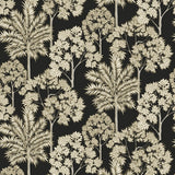 A71302 Grandeco Palm Forest Tropical White Gold Metallic Wallpaper