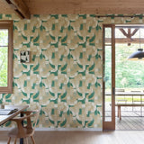 A76001 Modern Geometric All-over Wallpaper