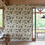 A76002 Modern Geometric All-over Wallpaper  