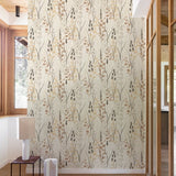 A76203 Branched Leaves All-over Wallpaper 