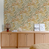 A76602 Classical Floral All-over Wallpaper 
