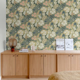 A76603 Classical Floral All-over Wallpaper  