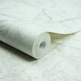 A78001 Marble Plain White Wallpaper