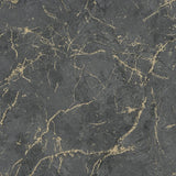 A78003 Marble Plain Black Wallpaper