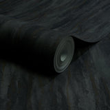 A78501 Patinated Plain Black Wallpaper