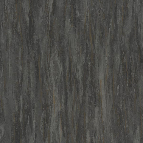 A78501 Patinated Plain Black Wallpaper