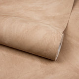 A78705 Authentic Plaster Plain Brown Wallpaper
