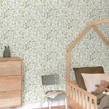 A78801 Classical Floral All-over Wallpaper