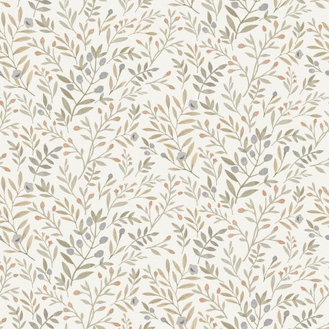 A78802 Classical Floral All-over Wallpaper