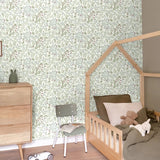 A78803 Classical Floral All-over Wallpaper