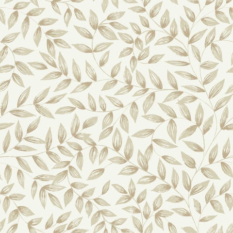 A79201 Branched Leaves All-over Wallpaper