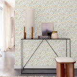 A80101 Classical Floral All-over Multi-colored Wallpaper