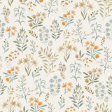 A80101 Classical Floral All-over Multi-colored Wallpaper