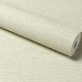 A80302 Textile Plain Cream Wallpaper