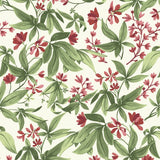 A80401 Classical Floral All-over Wallpaper