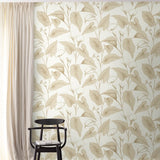 A83602 Branched Leaves All-over Wallpaper 