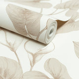 A83602 Branched Leaves All-over Wallpaper 