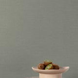 A84924 Textile Plain Grey Wallpaper