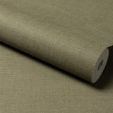 A84927 Textile Plain Green Wallpaper