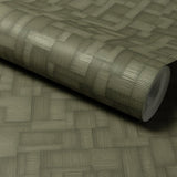 A85201 Geometric All-over Green Wallpaper