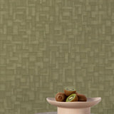 A85202 Geometric All-over Green Wallpaper