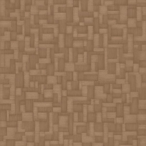 A85204 Geometric All-over Brown Wallpaper