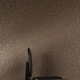 A85205 Geometric All-over Brown Wallpaper