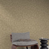 A85206 Geometric All-over Beige Wallpaper