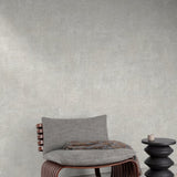 A85401 Authentic Plaster Plain Grey Wallpaper