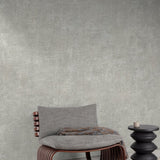 A85403 Authentic Plaster Plain Grey Wallpaper
