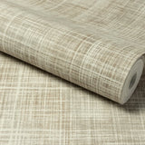 A85501 Textile Plain Beige Wallpaper