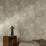 A85503 Textile Plain Black Wallpaper