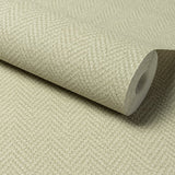 A86204 Faux Unis Natural Green Wallpaper