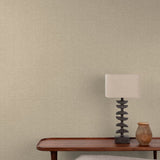 A86205 Faux Unis Natural Brown Wallpaper