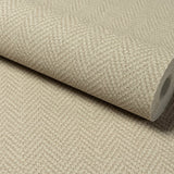 A86205 Faux Unis Natural Brown Wallpaper