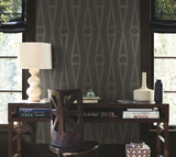 AB3014 Henlein Charcoal York Wallpaper